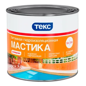 Текс Универсал мастика гидроизоляционная черная