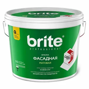 BRITE PROFESSIONAL / БРАЙТ ПРОФЕССИОНАЛ краска для минеральных фасадов