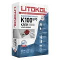 LITOKOL HYPERFLEX K100 смесь клеевая на цементной основе для плитки и керамогранита, белый (20кг)