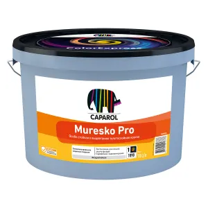 Caparol Muresko Pro / Капарол краска фасадная на основе силиконовой смолы толстослойная матовая