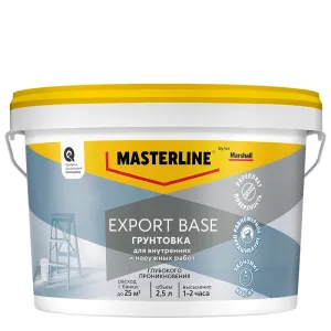 MASTERLINE EXPORT BASE грунтовка глубокого проникновения концентрированная 1:1, универсальная