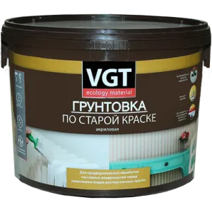VGT / ВГТ ВД-АК-0301 грунтовка по старой краске акриловая для наружных и внутренних работ