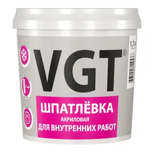 VGT / ВГТ ШПАТЛЕВКА для внутренних работ акриловая