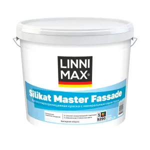 LINNIMAX SILIKAT FASSADE / ЛИННИМАКС СИЛИКАТ ФАСАД краска фасадная силикатная матовая