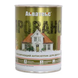 Акватекс Прованс антисептик для древесины лессирующий полуматовый