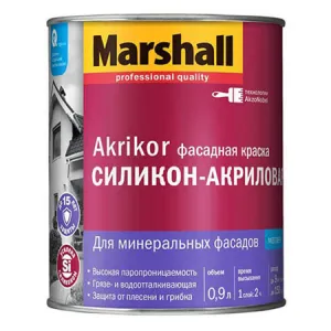 Marshall Akrikor / Маршал Акрикор краска фасадная силикон-акриловая