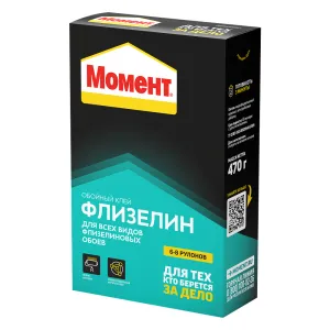 МОМЕНТ ФЛИЗЕЛИН обойный клей для всех видов флизелиновых обоев