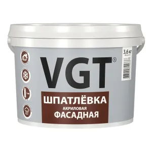 VGT / ВГТ ФАСАДНАЯ шпатлевка, акриловая