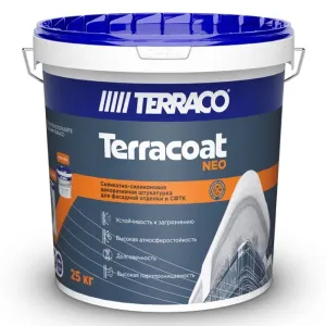 TERRACO TERRACOAT NEO GRANULE штукатурка декоративная силикатно-силиконовая