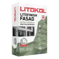 LITOKOL LITOFINISH FASAD шпаклевка на основе белого цемента с полимерными добавками (25кг)