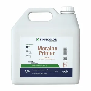 FINNCOLOR MORAINE PRIMER / ФИННКОЛОР МОРЕЙН ПРАЙМЕР грунтовка пропиточная для сухих и влажных помещ.