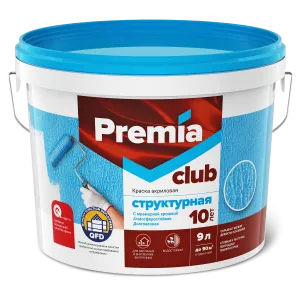 PREMIA CLUB / ПРЕМИА КЛАБ краска cтруктурная акриловая с мраморной крошкой