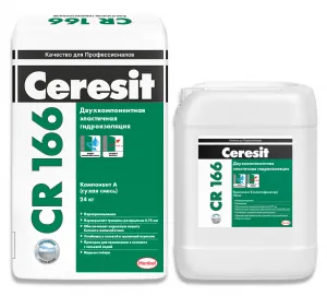 ЦЕРЕЗИТ CR 166 масса эластичная гидроизоляционная, двухкомпонентная