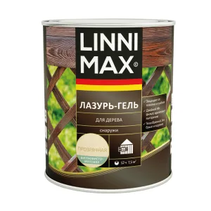 LINNIMAX / ЛИННИМАКС лазурь-гель для дерева алкидная лессирующая шелковисто-матовая