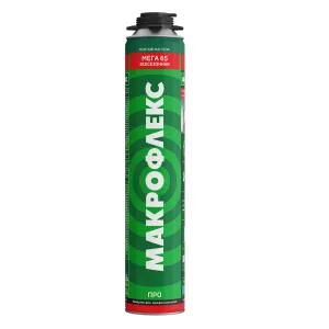 МАКРОФЛЕКС МЕГА 65 ПРО пена монтажная всесезонная профессиональная с увеличенным выходом