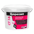 ЦЕРЕЗИТ CT 16 грунт под декоративные штукатурки, белый (10л)