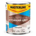 MASTERLINE СТОЙКИЙ ЦВЕТ грунт-эмаль для вн/нар работ, глянцевая, RAL9005 черный (2л)