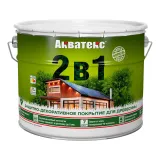 Акватекс 2 в 1 защит.-декор. покрытие для дерева алкидное полуматовое лессирующее