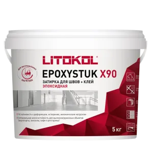Litokol Epoxystuk X90 / Литокол состав двухкомпонентный кислотостойкий, эпоксидный