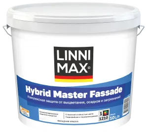 LINNIMAX HYBRID MASTER FASSADE / ЛИННИМАКС ГИБРИД МАСТЕР ФАСАД краска фасадная водно-дисперсионная