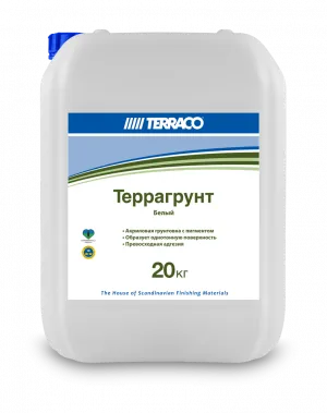 Terraco Terragrunt White / Террако Террагрунт глубокопроникающий универсальный грунт, белый