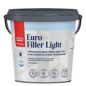 Tikkurila Euro Filler Light / Тиккурила Евро Филлер Лайт шпатлевка финишная