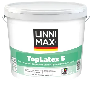 LINNIMAX TOPLATEX 5 / ЛИННИМАКС ТОПЛАТЕКС 5 краска водно-дисперсионная латексная матовая