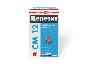 ЦЕРЕЗИТ CМ 12 клей для крупногабаритной плитки и керамогранита