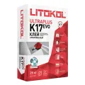 LITOKOL ULTRAPLUS K17 EVO клей для керамической плитки и керамогранита, серый (25кг)