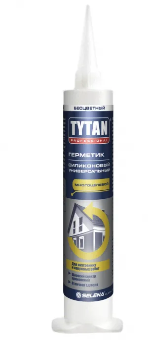 Tytan Professional / Титан профессиональный силиконовый герметик универсальный