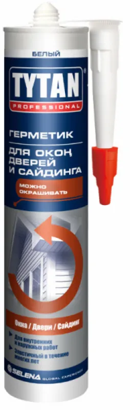 TYTAN PROFESSIONAL EUROWINDOW / ТИТАН ПРОФЕШИОНАЛ ЕВРОВИНДОУ герметик силиконакриловый окна и двери