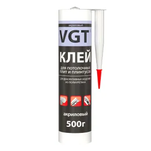 VGT / ВГТ клей для потолочных покрытий из полистирола и полиуретана