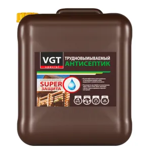 VGT / ВГТ ТРУДНОВЫМЫВАЕМЫЙ антисептик для наружных и внутренних работ