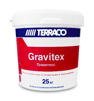 Terraco Gravitex Standart / Террако Гравитекс Стандарт декоративная штукатурка "шагрень"