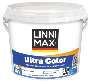 LINNIMAX ULTRA COLOR / ЛИННИМАКС УЛЬТРА КОЛОР краска для стен потолков обоев водно-дисперсионная