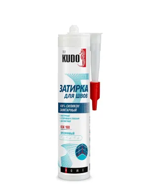 KUDO HOME / КУДО ХОУМ герметик-затирка силиконовый санитарный для швов