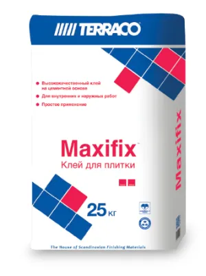 Terraco Maxifix Grey / Террако Террафикс клей для плитки цементный