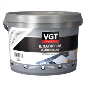 VGT PREMIUM / ВГТ шпатлевка финишная универсальная с низкой усадкой