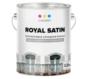 Vincent Royal Satin / Винсент Роял Сатин алкидная краска универсальная