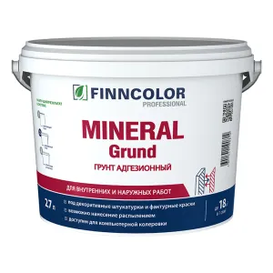 Finncolor Mineral Grund / Финнколор Минерал адгезионный грунт под структурные штукатурки