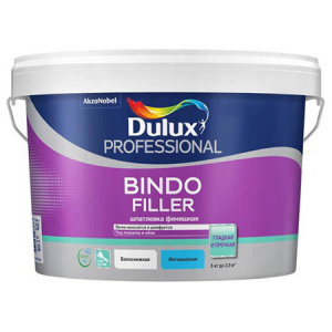 DULUX BINDO FILLER / ДЮЛАКС БИНДО ФИЛЛЕР шпаклевка финишная колеруемая безусадочная под покраску