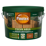 Pinotex Focus Aqua / Пинотекс Фокус Аква защитная пропитка для деревянных заборов и садовых строений