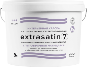 VINCENT EXTRASATIN 7 / ВИНСЕНТ ЭКСТРАСАТИН 7 краска интерьерная шелковисто-матовая