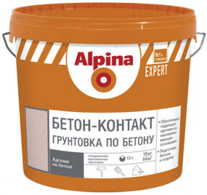 Alpina Expert / Альпина Эксперт грунт адгезионный, бетон-контакт