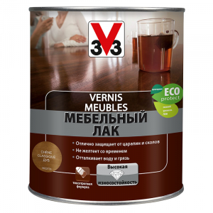 V33 лак мебельный акриловый, глянцевый