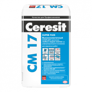 Ceresit CM 17 / Церезит СМ 17 клей высокоэластичный для керамогранитаи камня