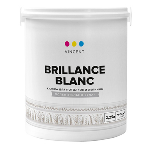 Vincent I2 Brillance Blanc / Винсент краска для потолков и лепнины