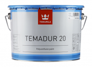 Tikkurila Temadur 20 / Тиккурила Темадур 20 грунт-эмаль двухкомпонентная, полуматовая полиуретановая