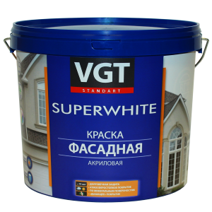 VGT SUPERWHITE / ВГТ ВД-АК-1180 краска акриловая фасадная