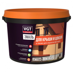VGT Профи эмаль для крыши и цоколя полуглянцевая